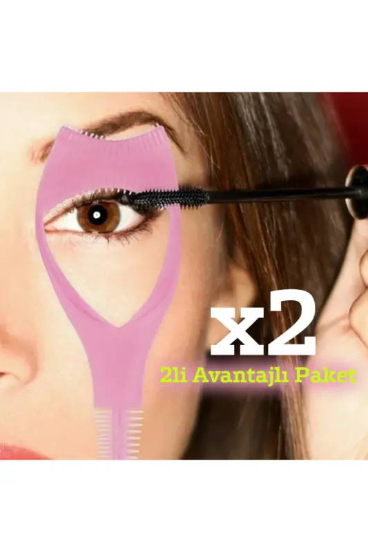 Easy Mascara Eyelash Curler Applicator 1 PIECE-2 in 1 - GENEL MARKALAR