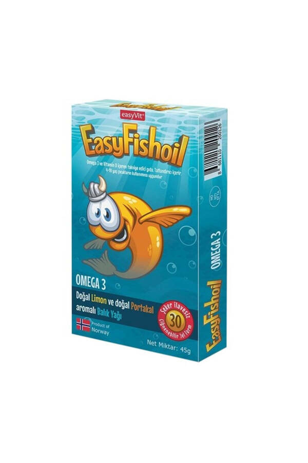 Easyfishoil Omega 3 Chaynaladigan 30 dona Jel - 5