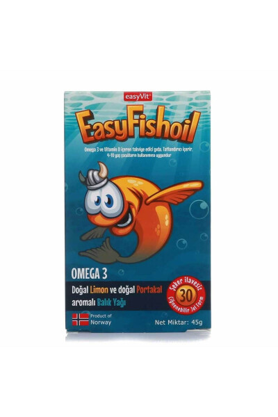 Easyfishoil Omega 3 Chaynaladigan 30 dona Jel - 4