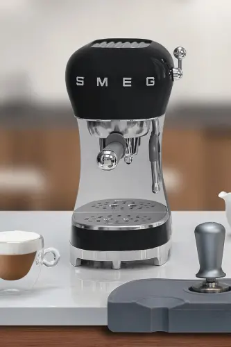 Ecf02bleu Black Espresso Coffee Machine - 1