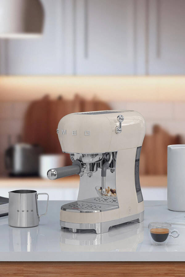 Ecf02creu Cream Espresso Coffee Machine - 6