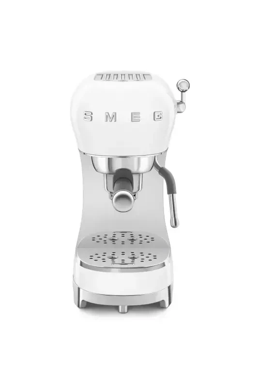50's Style Beyaz Espresso Kahve Makinesi - 5
