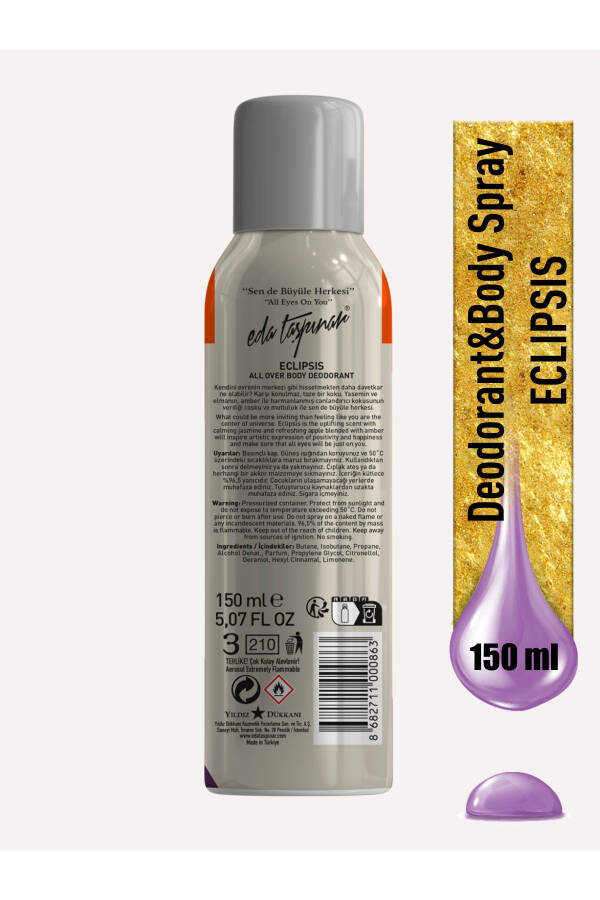 Eclipsis Kadın Deodorant - 150 ml - 2