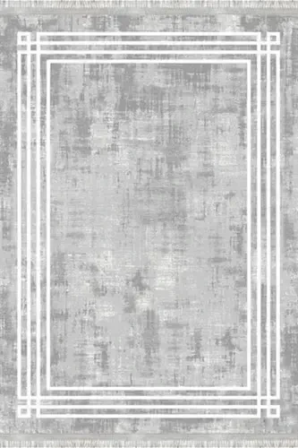 Eco Digital Printing Washable Non-Slip Base Decorative Living Room Carpet Kitchen Carpet Runner-GRAY - MOTTO RUG STORE (1)