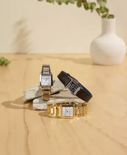 Eco-Drive Ayollar Bianca Oltin Rangli Zanglamaydigan Po'lat Bilaguzuk Soati 28mm-Oltin rangli - 12