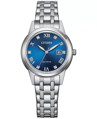 Eco-Drive Ayollar Klassik Zanglamaydigan Po'lat Bilaguzuk Soati 29mm-Kumush rangli - 1