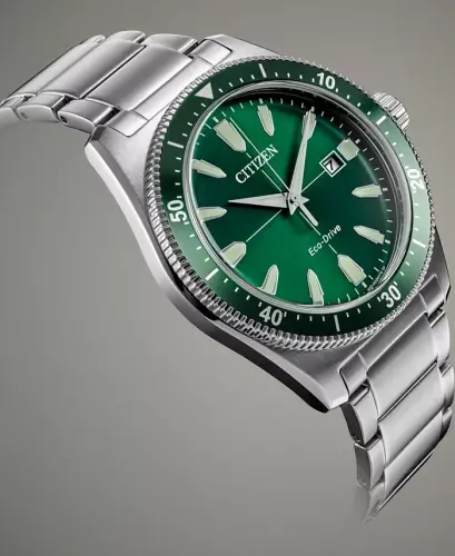 Eco-Drive erkaklar Brycen zanglamas po'lat bilaguzukli soat 43mm-kumush - 3