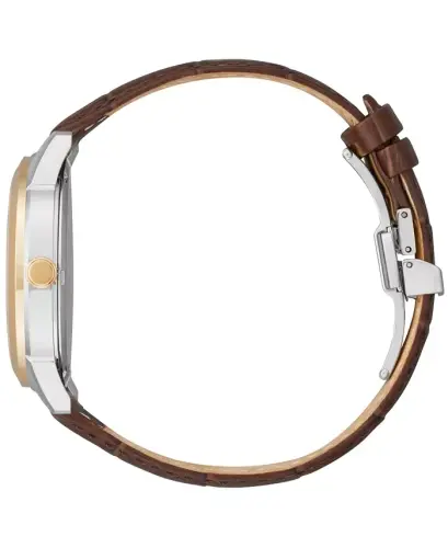 Eco-Drive erkaklar Corso jigarrang charm tasmali soati 40mm-atirgul oltin - CITIZEN (1)