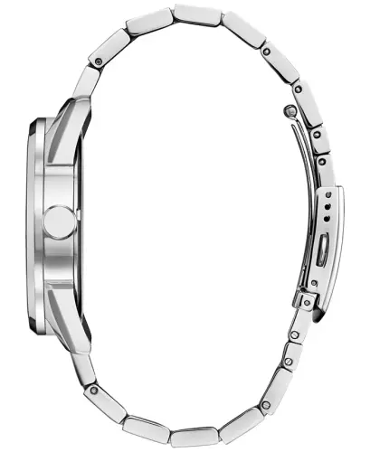 Eco-Drive erkaklar klassik zanglamaydigan po'lat bilaguzukli soat 42mm-Kumush rangli - CITIZEN (1)