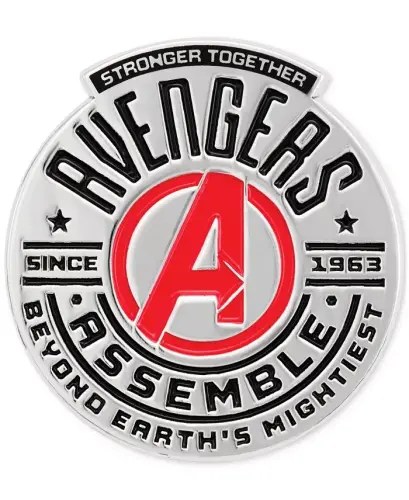 Eco-Drive erkaklar Marvel Classic Avengers zanglamaydigan po'lat bilaguzukli soat 43mm-kumush rangli - 7