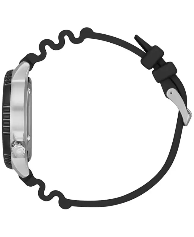 Eco-Drive erkaklar Promaster Dive qora kauchuk tasma soati 44mm-qora - 2