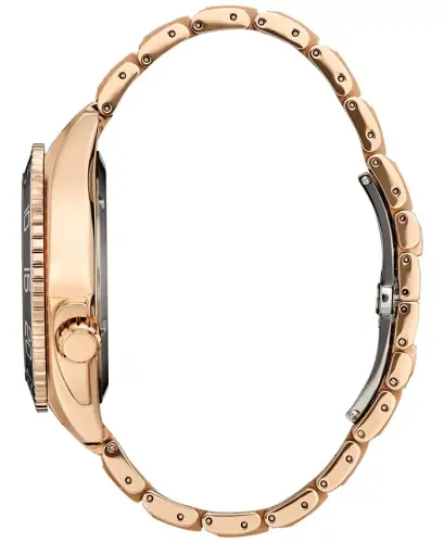 Eco-Drive erkaklar sport hashamatli pushti tilla rangli zanglamaydigan po'lat bilaguzukli soat 42mm-pushti tilla rangli - CITIZEN (1)