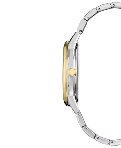 Eco-Drive erkaklar uchun shogird sehrgar Mikki ikki tonli zanglamaydigan po'lat bilaguzukli soat 40mm-Ikki tonli - 2