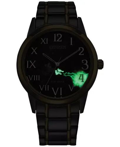 Eco-Drive erkaklar uchun shogird sehrgar Mikki ikki tonli zanglamaydigan po'lat bilaguzukli soat 40mm-Ikki tonli - 4