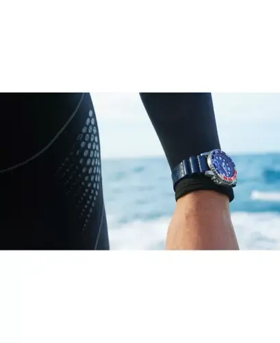Eco-Drive Men's Promaster Dive Blue Strap Watch, 44mm-Blue - 4
