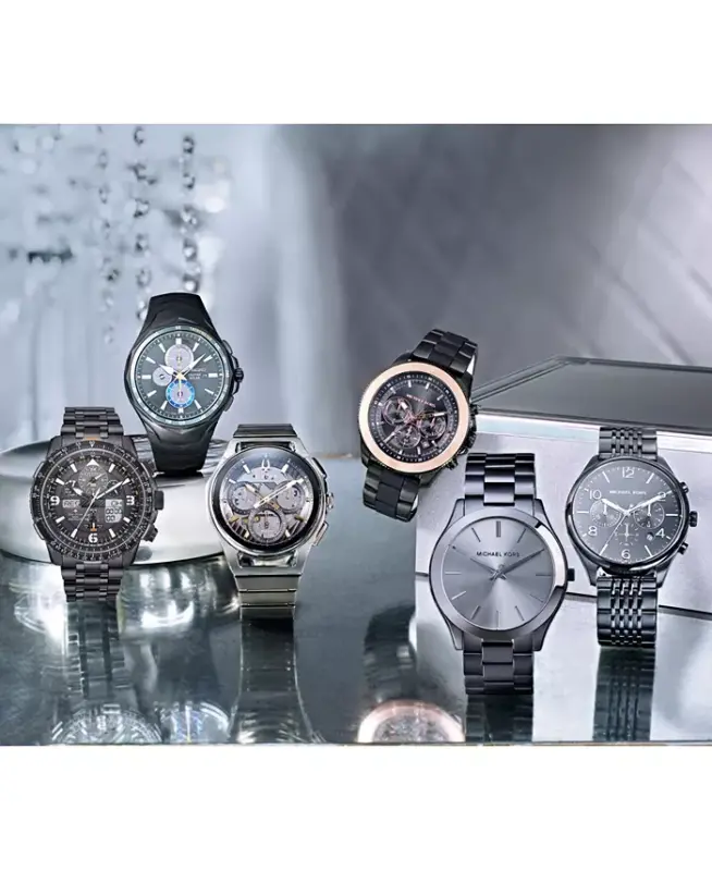 Eco-Drive Men's Analog-Digital Promaster Skyhawk A-T Black Stainless Steel Bracelet Watch 46mm - No Color - 6