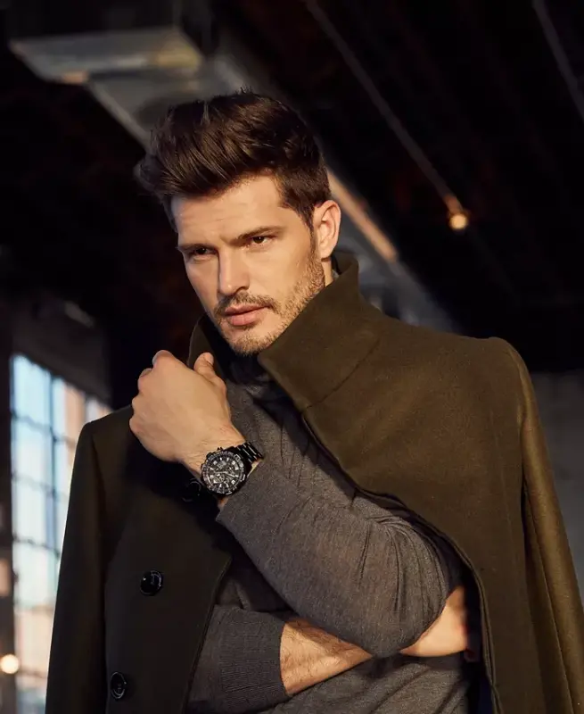 Eco-Drive Erkek Analog-Dijital Promaster Skyhawk A-T Siyah Paslanmaz Çelik Bilezikli Kol Saati 46mm - 4