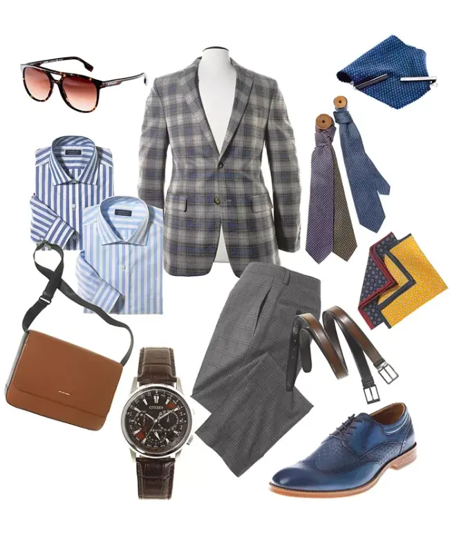 Eco-Drive Men's Calendrier Brown Leather Strap Watch 44mm - Brown - 2