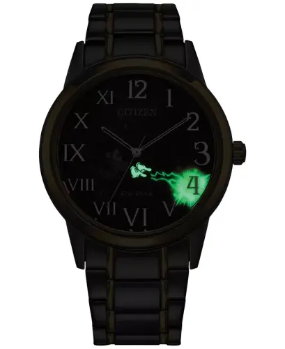 Eco-Drive Erkek Çırak Büyücü Mickey Çift Tonlu Paslanmaz Çelik Bilezikli Saat 40mm-Çift tonlu - 4
