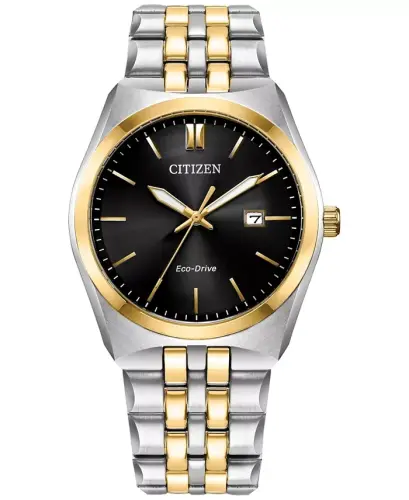 Eco-Drive Men's Corso Two-Tone Stainless Steel Bracelet Watch 40mm - Two-tone - 1