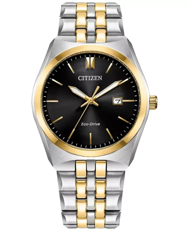 Eco-Drive Men's Corso Two-Tone Stainless Steel Bracelet Watch 40mm - Two-tone - 1