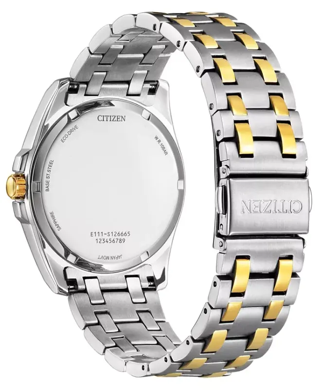 Eco-Drive Men's Corso Two-Tone Stainless Steel Bracelet Watch 41mm - Two-tone - 3