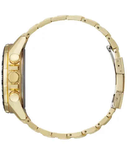 Eco-Drive Erkek Kronograf PCAT Oltin rangli zanglamas po'lat bilaguzuk soati 43mm-Oltin - 2