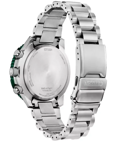 Eco-Drive Men's Chronograph Promaster Sky Stainless Steel Bracelet Watch 46mm-Silver-tone - 3