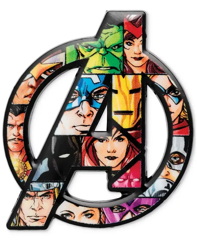 Eco-Drive Men's Marvel Classic Avengers Stainless Steel Bracelet Watch 43mm - Silver-tone - 8