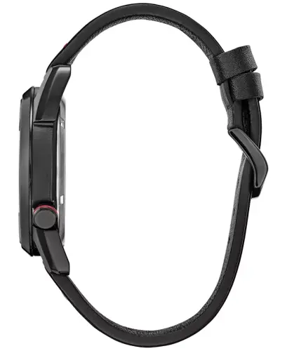 Eco-Drive Men's Marvel Miles Morales Black Leather Strap Watch 42mm - No Color - 2