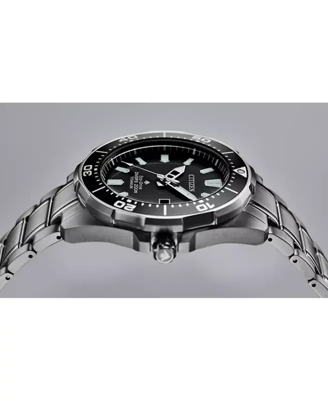 Eco-Drive Men's Promaster Diver Super Titanium Bracelet Watch 44mm - No Color - 6