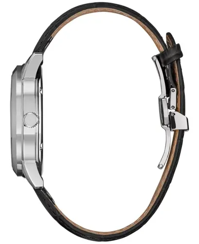 Eco-Drive Men's Rolan Gray Leather Strap Watch 40mm - Gray - 2