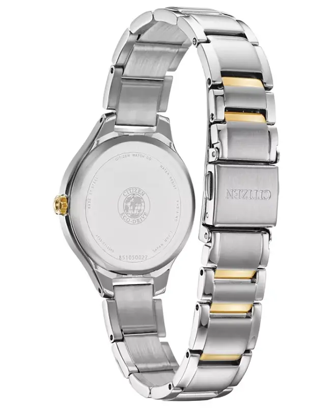 Eco-Drive Women's Corso Diamond-Accent Two-Tone Stainless Steel Bracelet Watch 29mm - No Color - 3