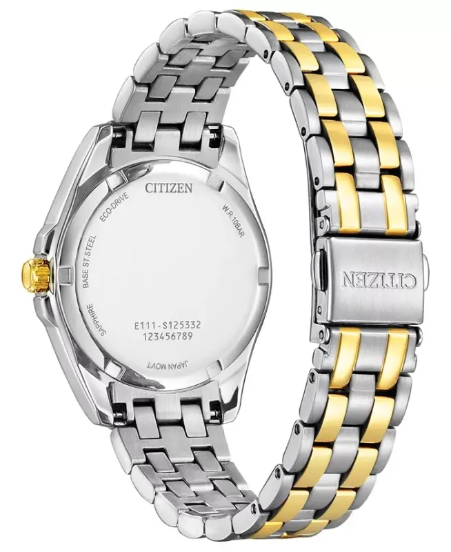 Eco-Drive Women's Corso Two-Tone Stainless Steel Bracelet Watch 33mm - Two-tone - 3