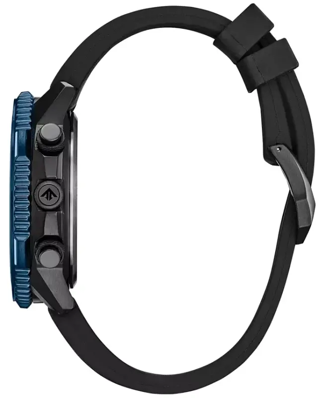 Eco-Drive Men's Chronograph Promaster Sky Black Strap Watch 46mm-Black - 2
