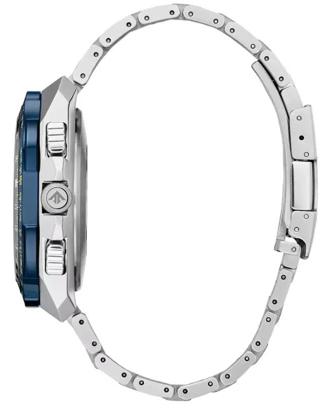 Eco-Drive Men's Chronograph Promaster Skyhawk A-T Blue Angels Stainless Steel Bracelet Watch 46mm - 2
