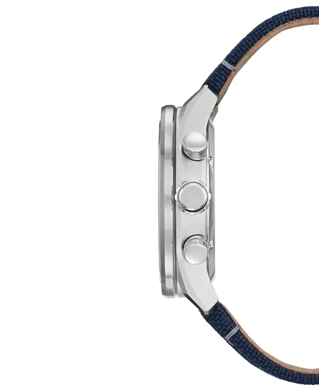 Eco-Drive Men's Chronograph Star Wars R2-D2 Blue Nylon Strap Watch 45mm-Blue - 2