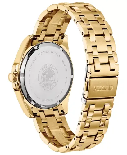 Eco-Drive Men's Corso Gold-Tone Stainless Steel Bracelet Watch 41mm-Gold - 3