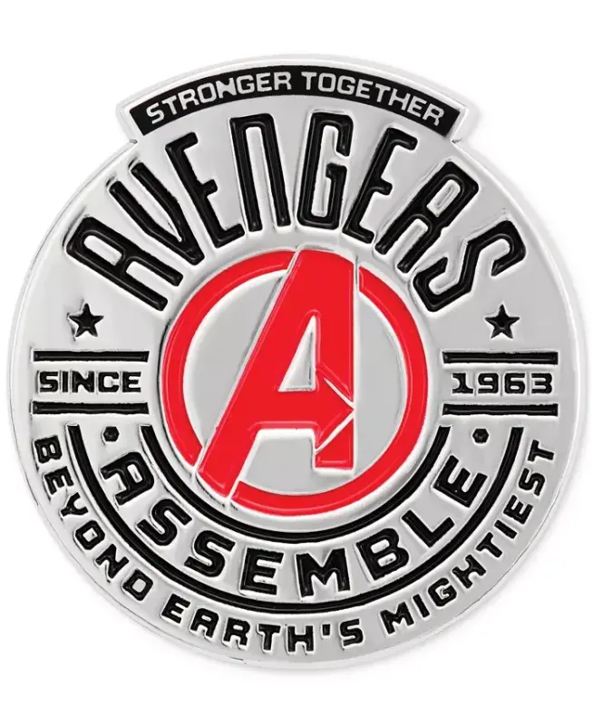 Eco-Drive Men's Marvel Classic Avengers Stainless Steel Bracelet Watch 43mm-Silver-tone - 7