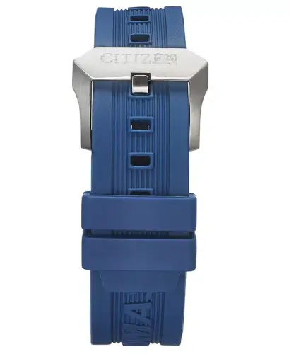 Eco-Drive Men's Promaster Aqualand Blue Silicone Strap Watch 46mm-Blue - 3