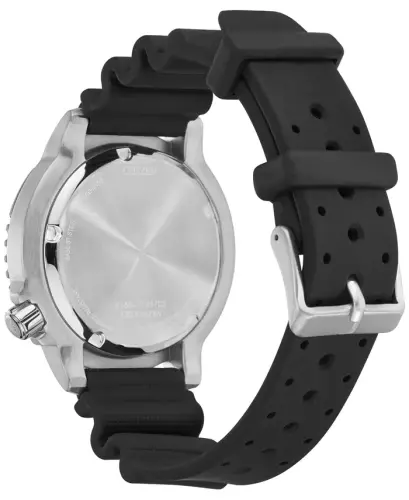 Eco-Drive Men's Promaster Dive Black Rubber Strap Watch 44mm-Black - 3