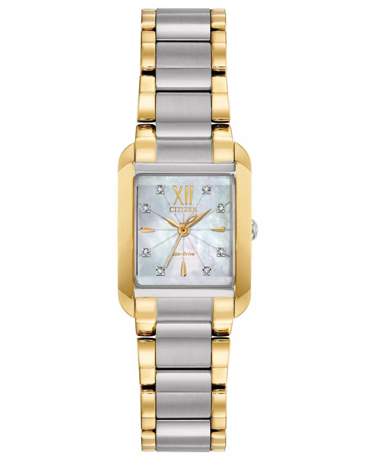 Eco-Drive Women's Bianca Diamond-Accent Two-Tone Stainless Steel Bracelet Watch 22mm Two Tone - 1