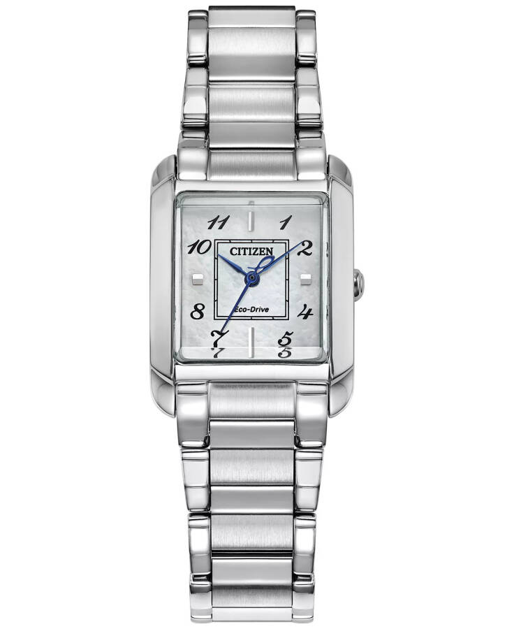 Eco-Drive Women's Bianca Stainless Steel Bracelet Watch 28mm Silver-tone - 2