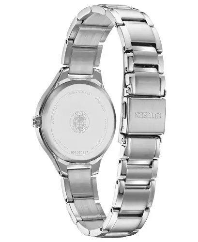 Eco-Drive Women's Corso Diamond-Accent Stainless Steel Bracelet Watch 29mm-No Color - 3