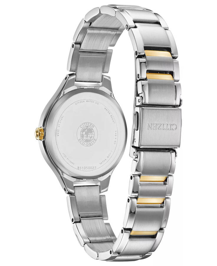 Eco-Drive Women's Corso Diamond-Accent Two-Tone Stainless Steel Bracelet Watch 29mm No Color - 3