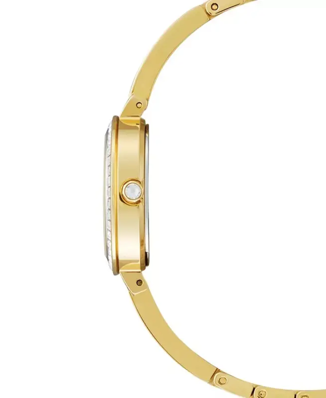 Eco-Drive Women's Gold-Tone Stainless Steel & Crystal Bangle Bracelet Watch 25mm-Gold-tone - 3