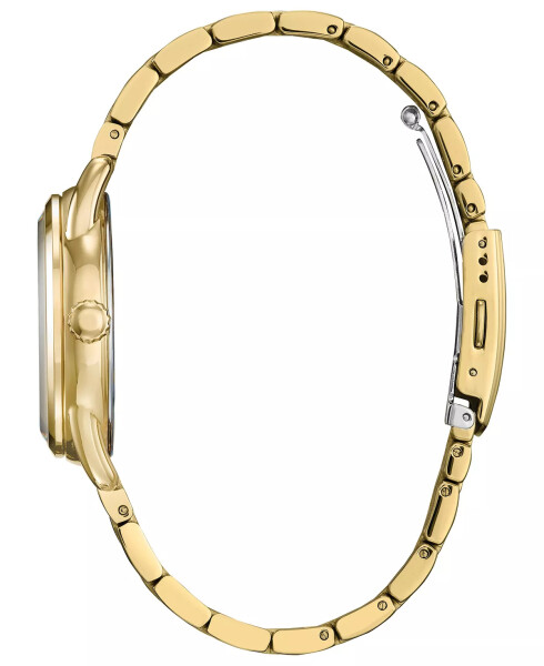 Eco-Drive Women's Mickey Mouse Gold-Tone Stainless Steel Bracelet Watch 36mm Gold-tone - 2