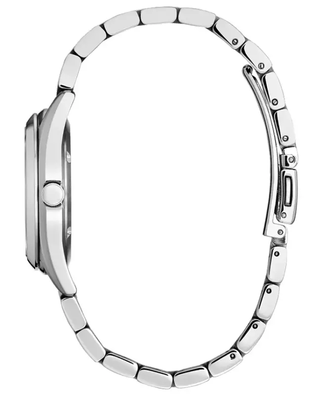 Eco-Drive Women's Sport Luxury Diamond Accent Stainless Steel Bracelet Watch 33mm-Silver-tone - 2