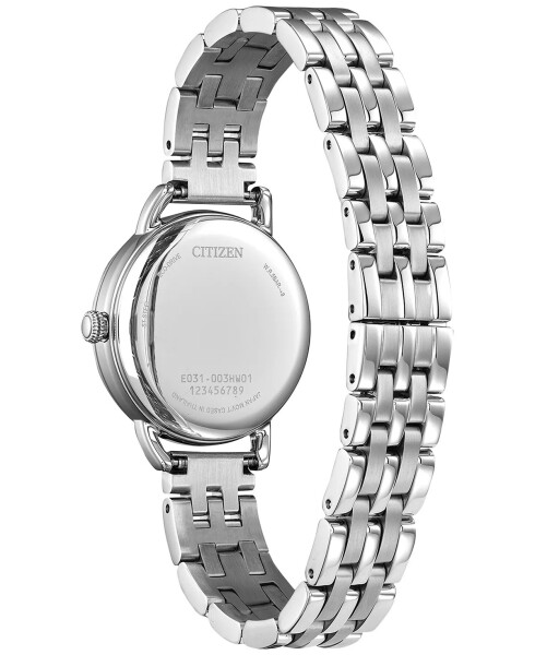 Eco-Drive Women's Stainless Steel Bracelet Watch 29mm Silver-tone - 3