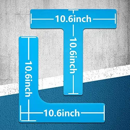 Eco Walker Court Line Marker Kit Throw Down Markers Create Your Own Mini Pickleball Tennis Court - 2